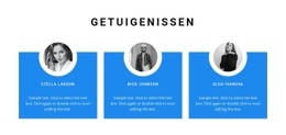 Premium Websitemodel Voor Mening Over Projecten