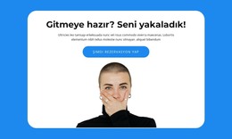 Bizimle Başlamaya Hazır - Web Sitesi Oluşturucu Şablonu