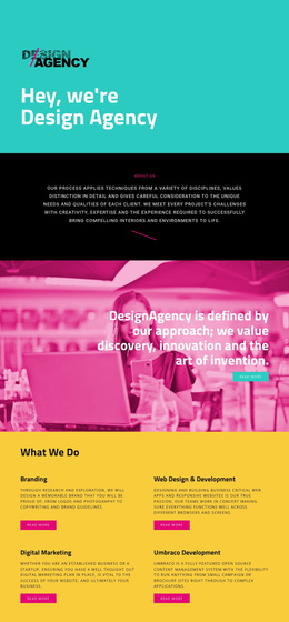 Hello, We Are Design Agency - Professional Website Design
