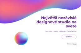 Největší Designové Studio V Londýně Šablona CSS Tabulky