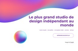 Le Plus Grand Studio De Design De Londres – Modèle Premium