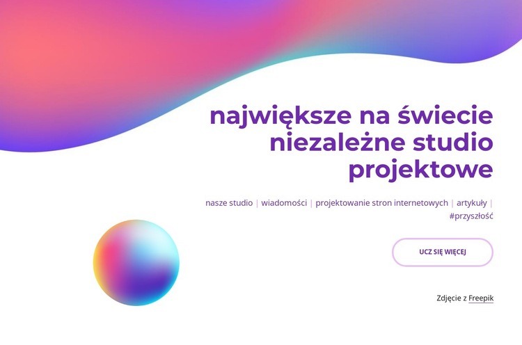 Największe studio projektowe w Londynie Szablony do tworzenia witryn internetowych