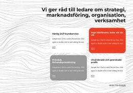 Managementkonsultverksamhet - Gratis Mall