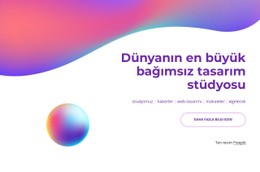 Londra'Daki En Büyük Tasarım Stüdyosu Tablo CSS Şablonu