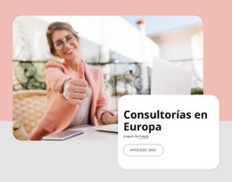Consultorías En Europa - Página De Destino Móvil