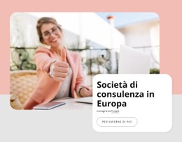 Società Di Consulenza In Europa Modello A Larghezza Intera