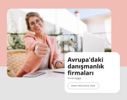 Avrupa'Daki Danışmanlık Firmaları - Açılış Sayfası