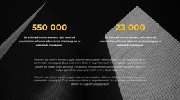 Unser Benutzerzähler Website-Vorlage