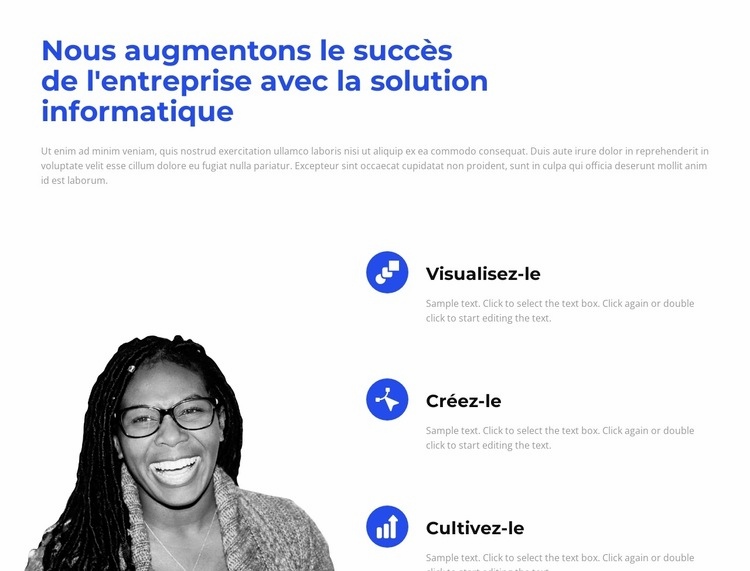 Créez-le avec nous Modèles de constructeur de sites Web