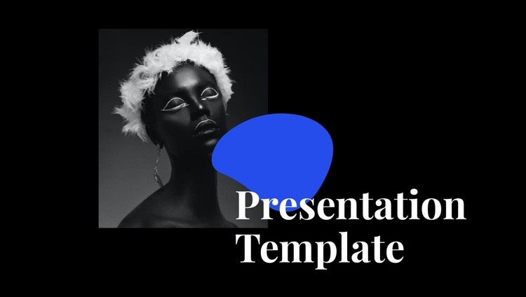 Presentation template Homepage Design