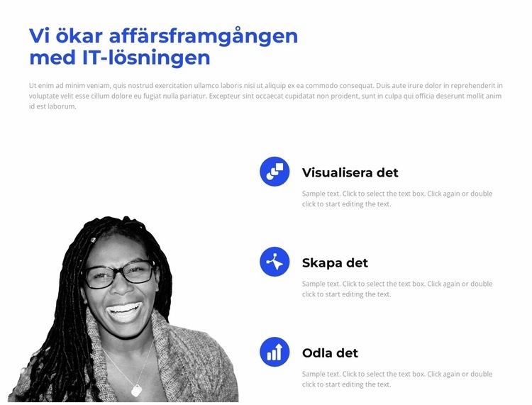 Skapa den med oss HTML-mall