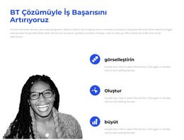 Bizimle Oluşturun - Açılış Sayfası Şablonu