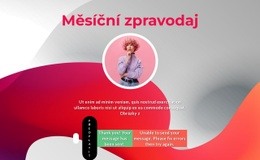 Měsíční Zpravodaj – Kreativní Víceúčelová Šablona