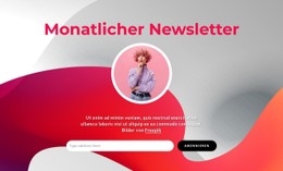 Monatlicher Newsletter Kostenlose Website