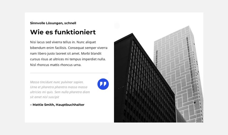 So funktioniert die Agentur CSS-Vorlage