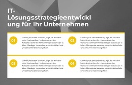 Schnelle Qualitätsentwicklung – Benutzerfreundliche Einseitenvorlage