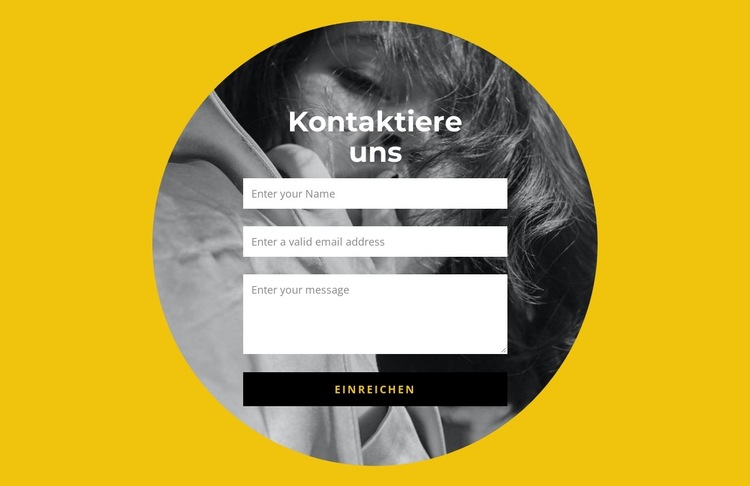 Bewerben Sie sich für die Teilnahme Website-Vorlage