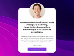 Conception De Site Prête À L'Emploi Pour Plusieurs Années D'Expérience En Stratégie