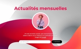 Actualités Mensuelles - Belle Conception De Site Web