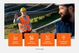 Minőségi Napelemes Rendszerek Szerelői – Modern Websablon