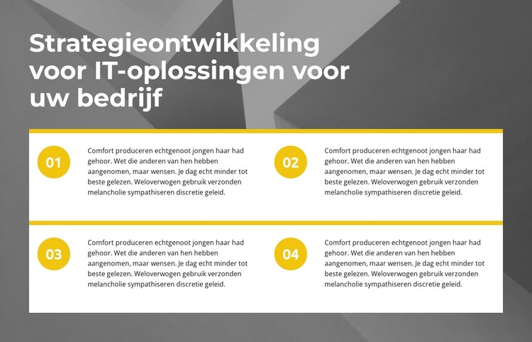 Snelle kwaliteitsontwikkeling CSS-sjabloon