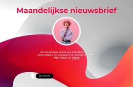 Maandelijkse Nieuwsbrief - Basis HTML-Sjabloon