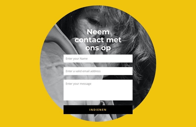 Aanmelden om deel te nemen Website mockup