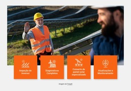 Instaladores De Sistemas De Energia Solar De Qualidade - Modelo De Site Joomla