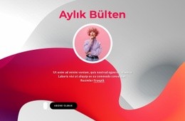 Aylık Bülten - Kullanıma Hazır Açılış Sayfası