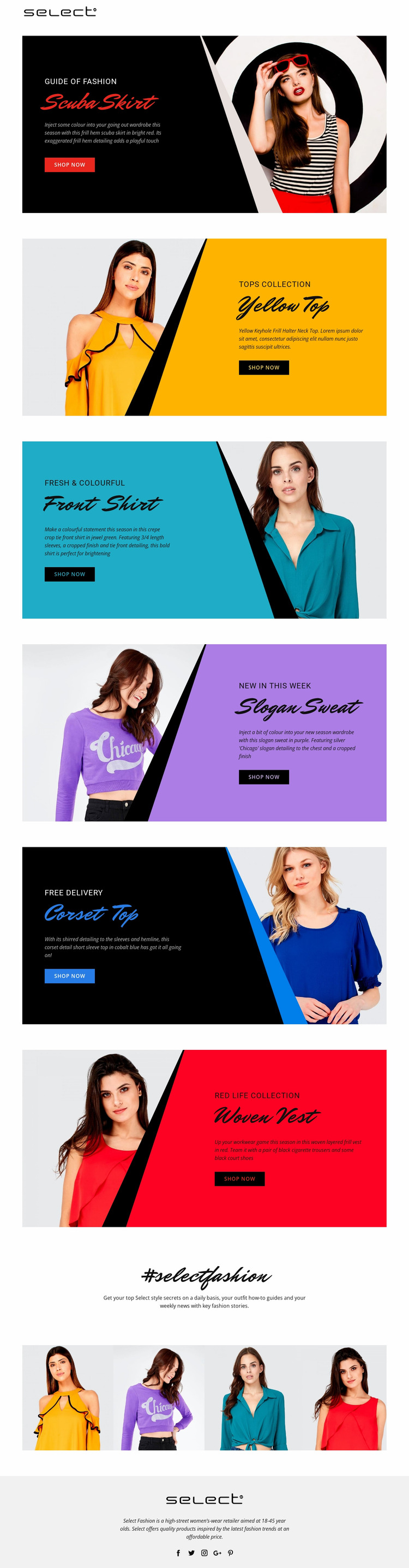 Learn about dress codes Website Mockup