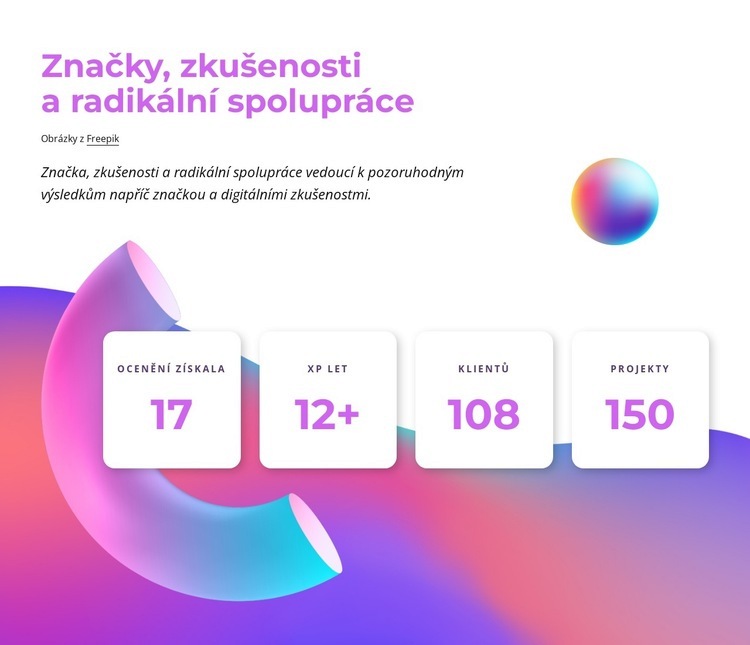 Designové studio brandingové projekty Šablona HTML