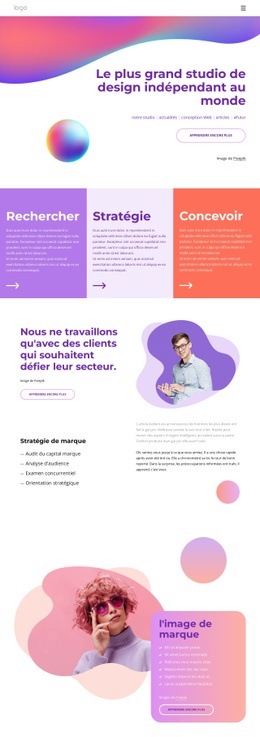 Nous Sommes Spécialisés Dans Les Expériences Numériques - HTML Page Creator