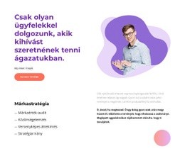 Márkastratégia Felépítése HTML5-Sablon