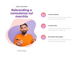 Rebranding E Consulenza Del Marchio - HTML Template Generator