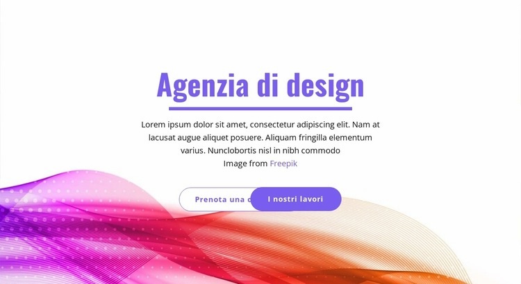 Agenzia di design strategico Modelli di Website Builder