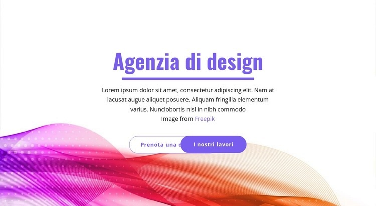 Agenzia di design strategico Mockup del sito web