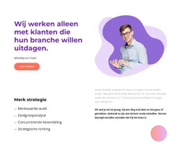 Een Merkstrategie Bouwen HTML5-Sjabloon