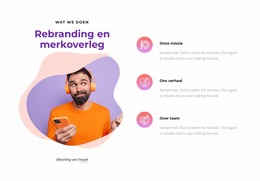 Rebranding En Merkadvies - Gratis Sjablonen Voor Paginabouwers