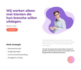 Een Merkstrategie Bouwen - WordPress-Sjabloon