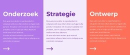 Onderzoek, Strategie En Ontwerp - Gratis Websitemodel