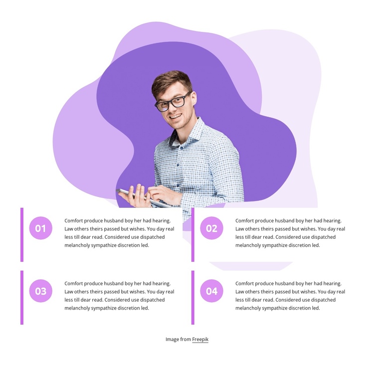 We build future-forward experiences One Page Template
