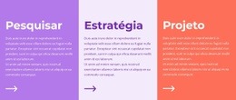 Pesquisa, Estratégia E Design