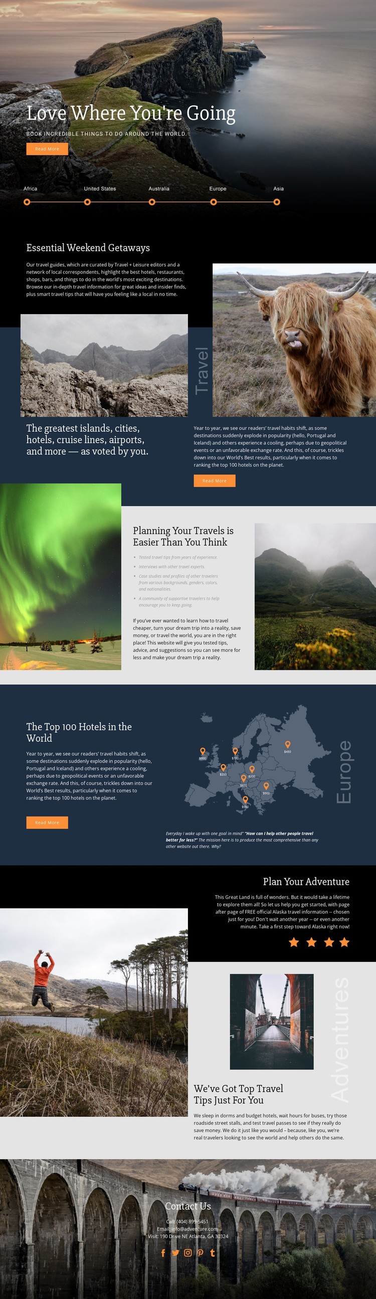 Planning Your Travel Static Site Generator