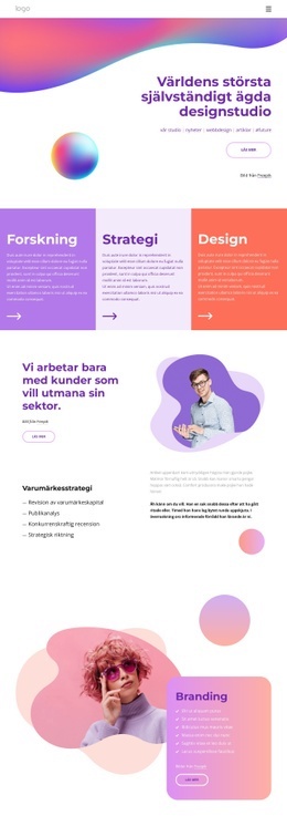 Bootstrap HTML För Vi Är Specialiserade På Digitala Upplevelser