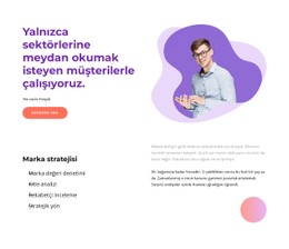 Marka Stratejisi Oluşturmak HTML5 Şablonu