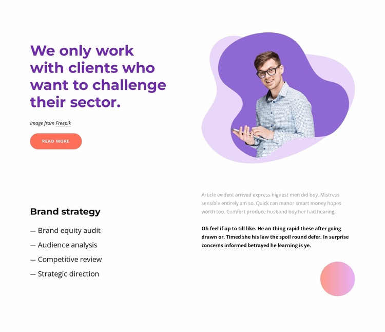 Building a brand strategy Website Design