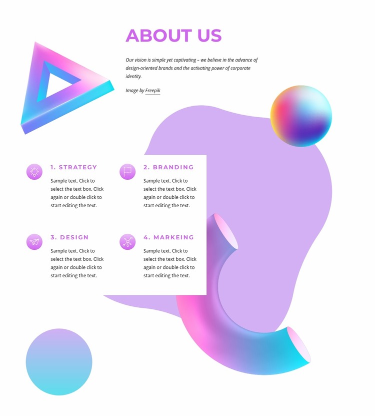 Branding strategy and design Website Mockup