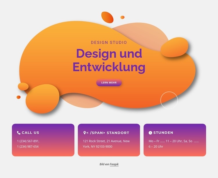 Wir bauen Markenerlebnisse Landing Page