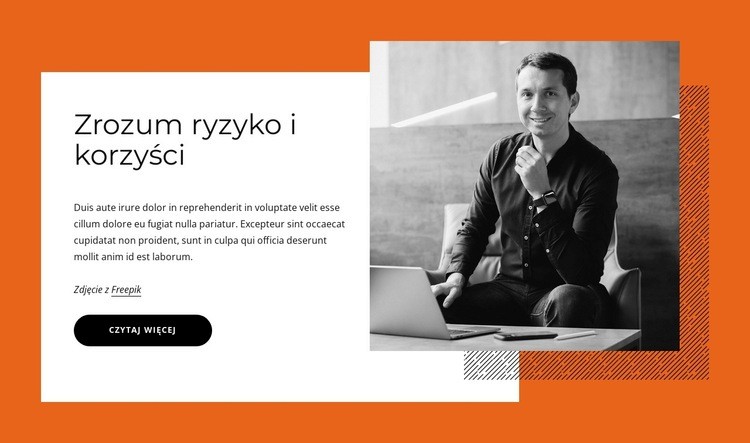 Z pasją tworzymy wartość Szablon HTML5