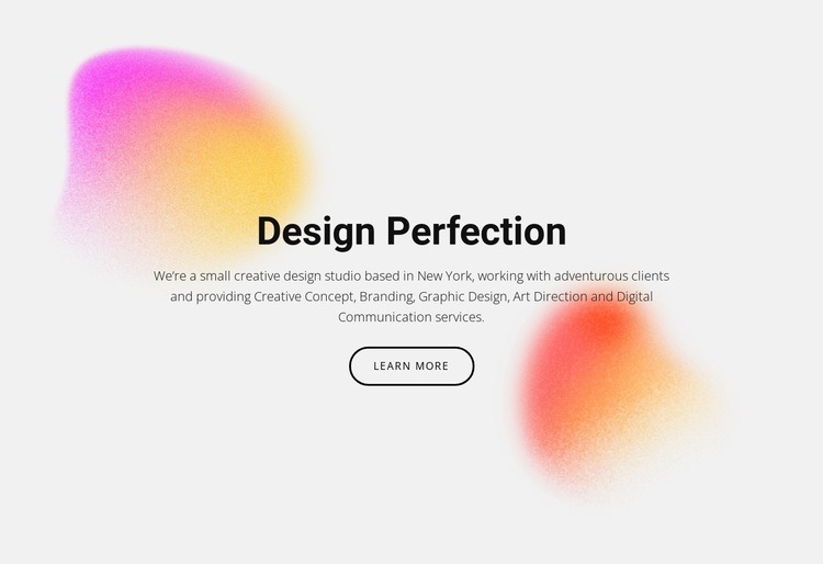 Full-service event design Web Page Design